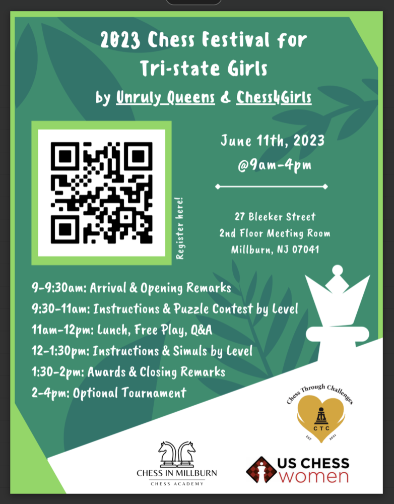 2023 Chess Festival for Tri-State Girls