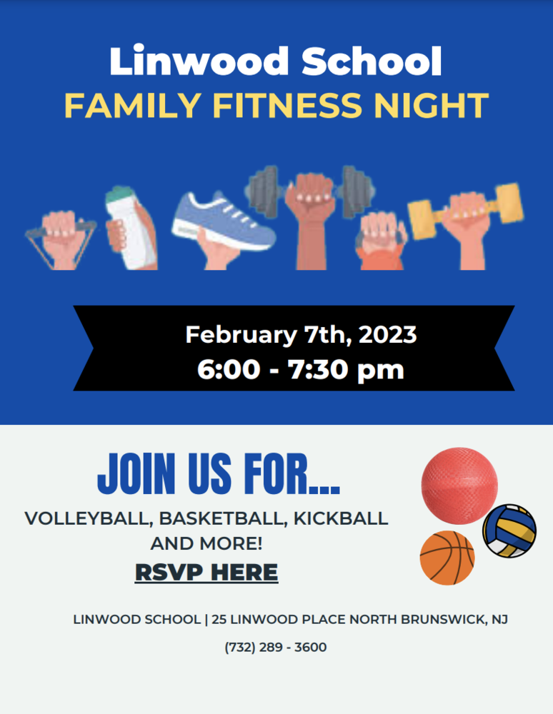 Family Fitness Night Flyer