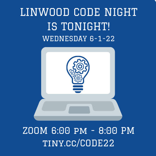 Linwood Code Night is TONIGHT image