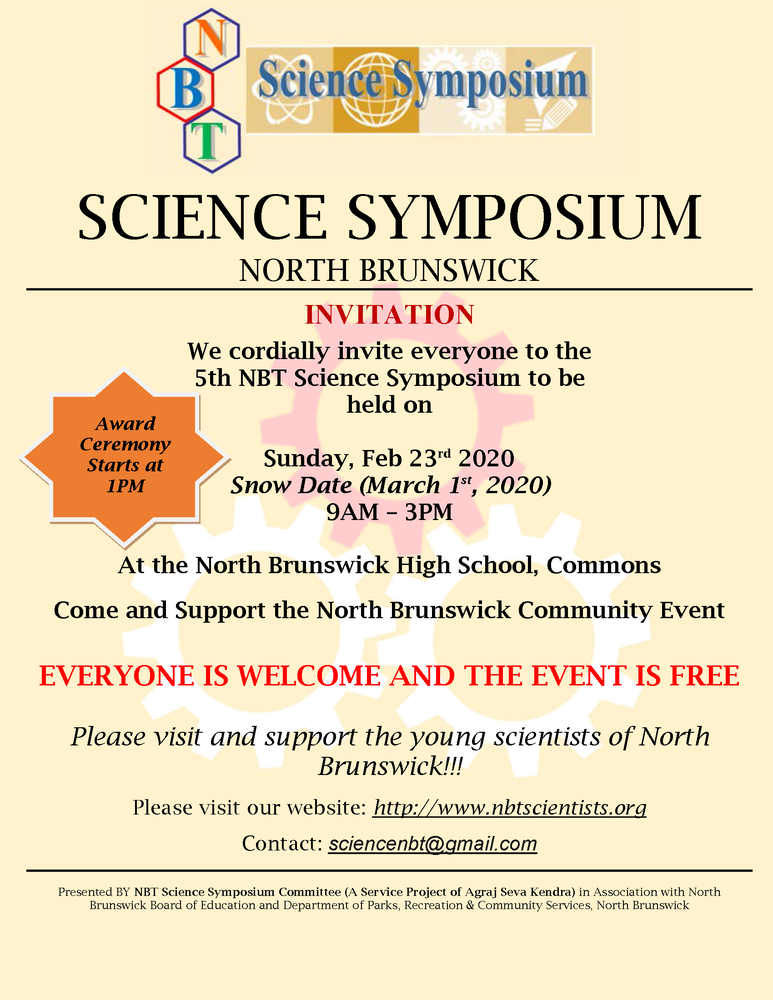 Science Symposium Invitation