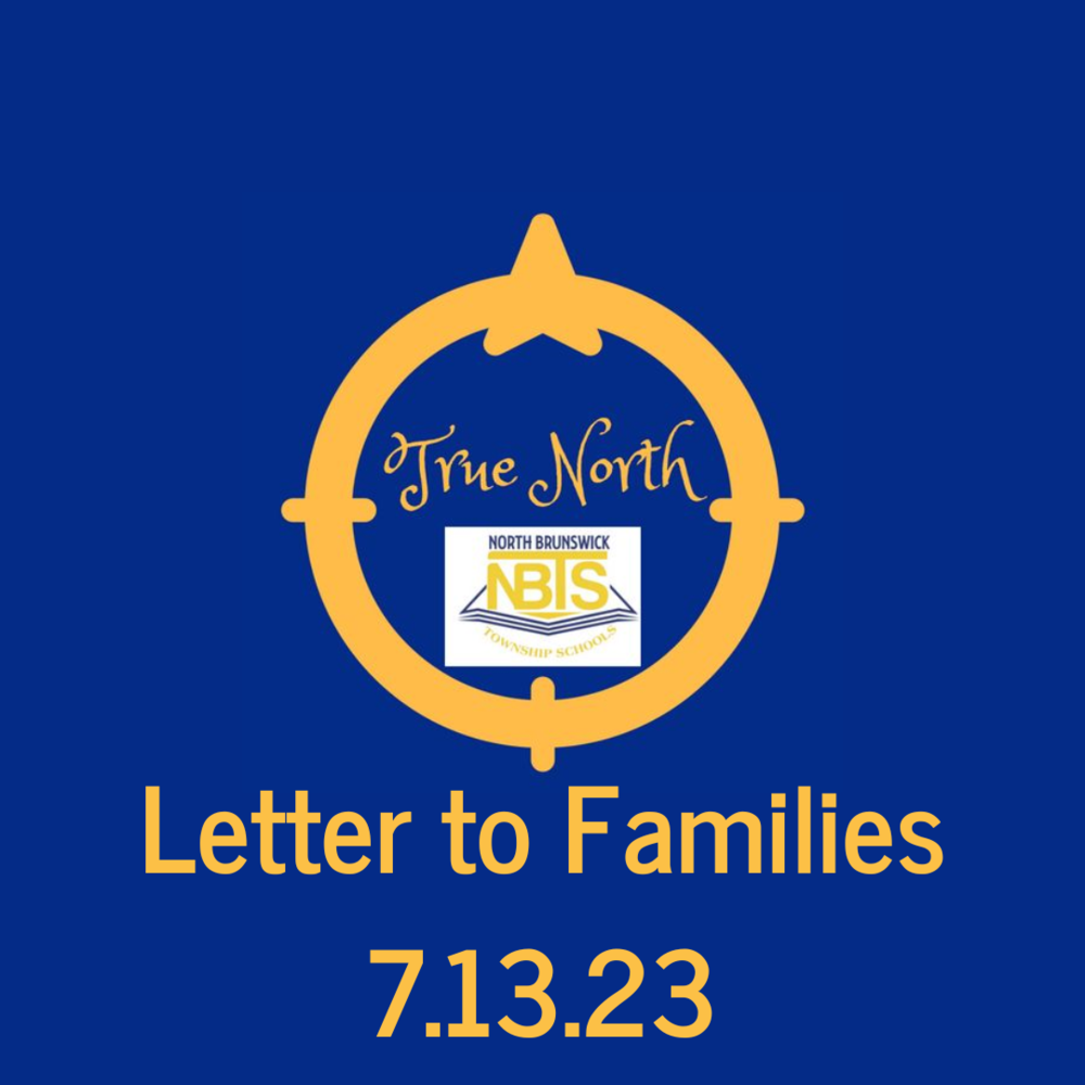 Letter to Staff & Families