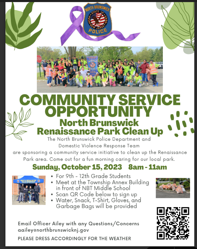 Community Service Renaissance Park Clean Up 10-15-23