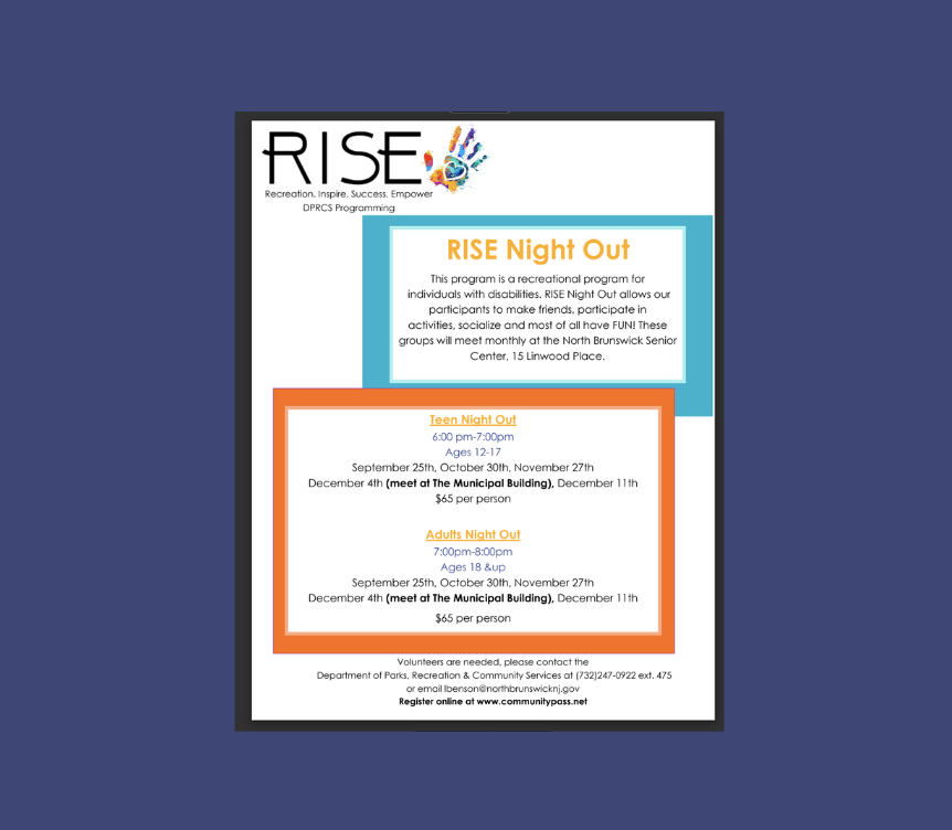 RISE Night Out Flyer
