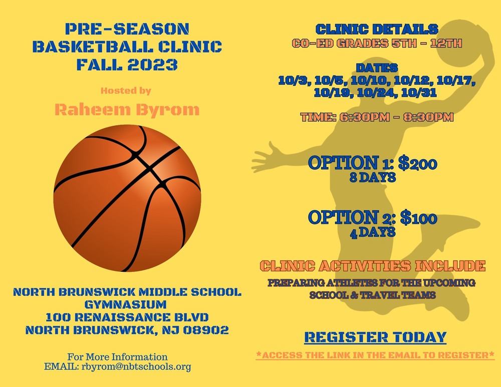 Pre-season Basketball Clinic Fall 2023