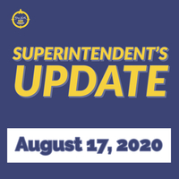 Superintendent Press Release 8-17-20