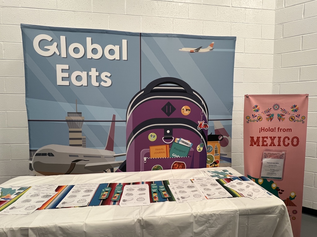 Global eats decoration in NBTMS Cafeteria.