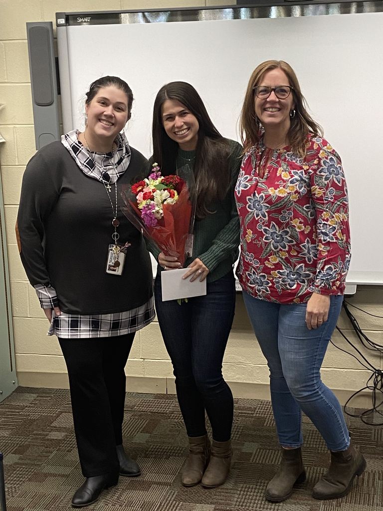 GEOY Winner Miss Fernandes with Mrs. Q and Mrs. Yuhas. Congratulations!