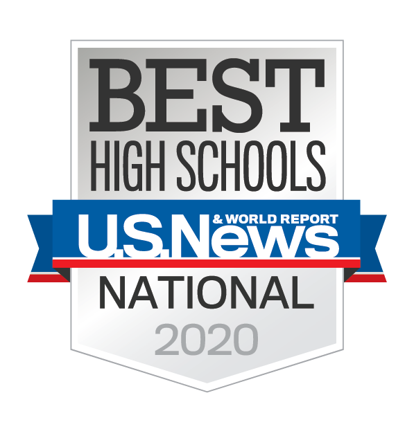 U.S. News & World Report Best High Schools 2020 Badge U.S. News & World Report Best High Schools 2020 Badge