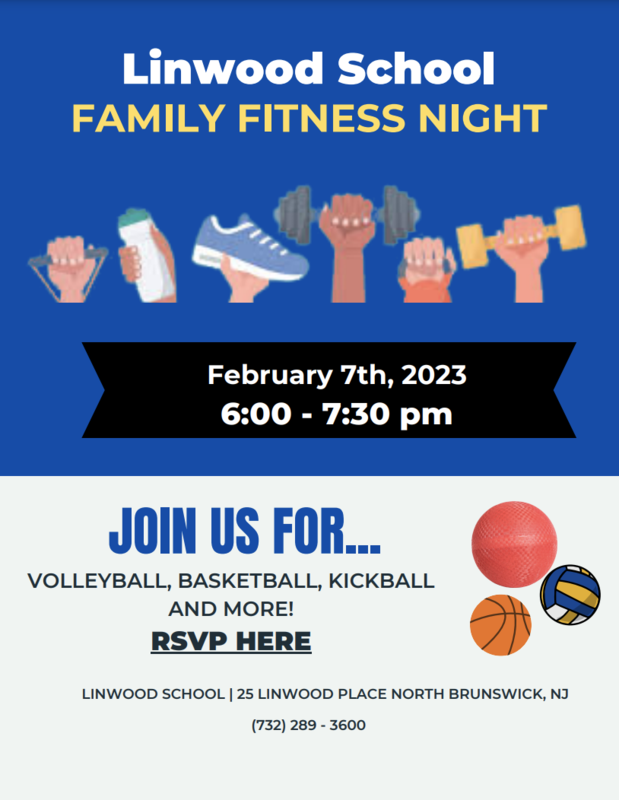 Family Fitness Night Flyer 2-7-23