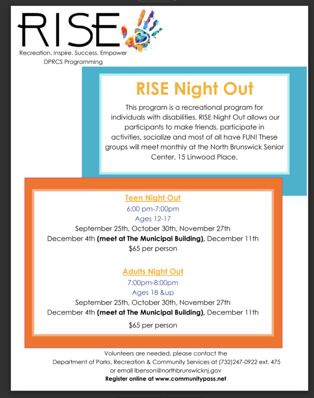 Rise Night Out Flyer